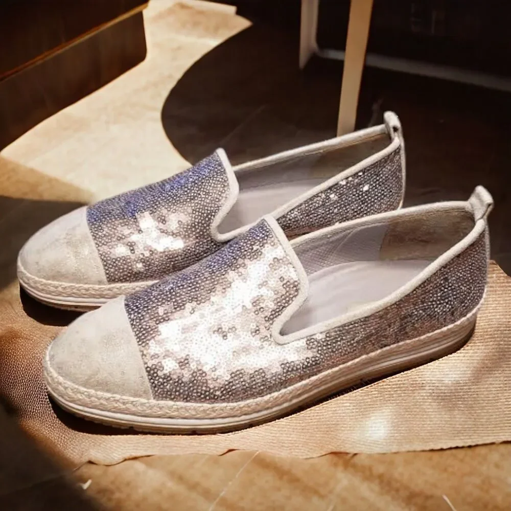 Paul Green Resortwear Coastal Grandma Joaquin Sequin Espadrilles